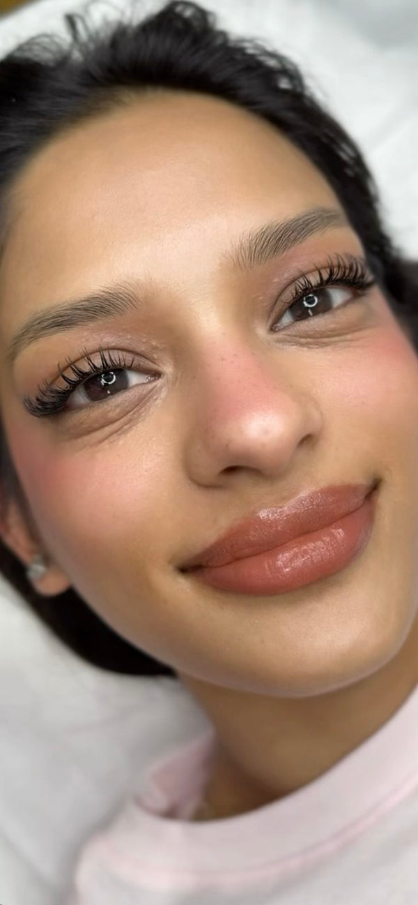 After eyebrow tattoo