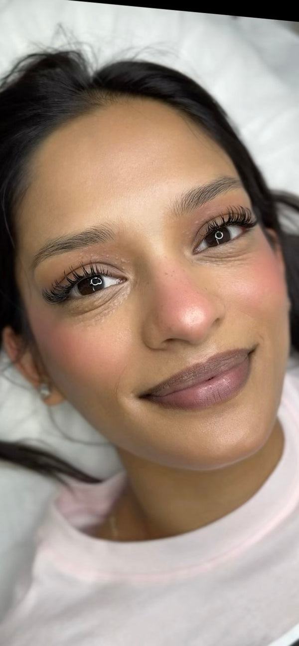 Before eyebrow tattoo