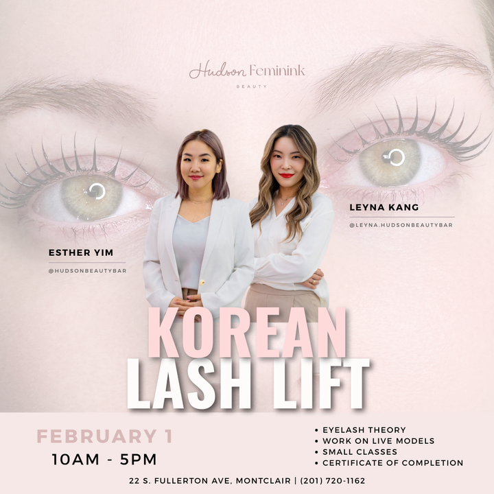 K-Beauty Lash Lift and Tint Class with Senior Artist Leyna